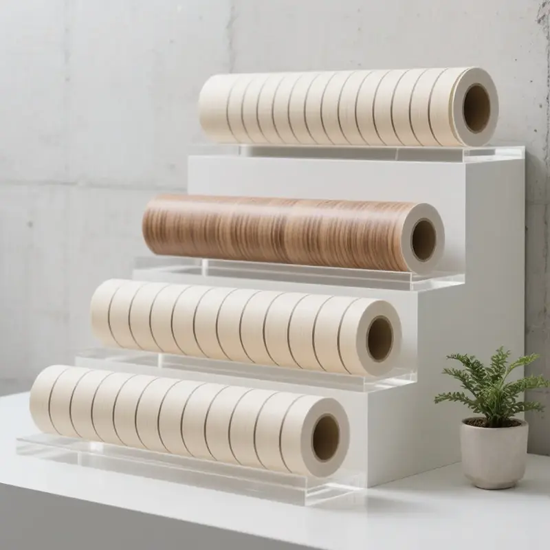 Gyári árú fa gabona dekoratív film